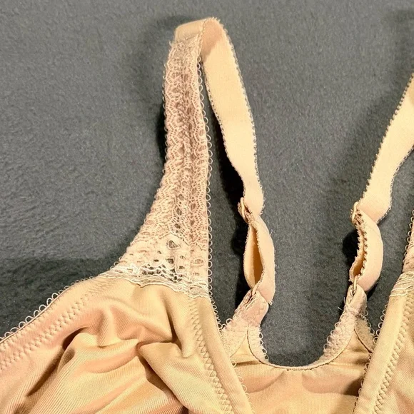 Wacoal Front Close Underwire Bra Nude Full Coverage Comfort Everyday Support - Picture 3 of 7